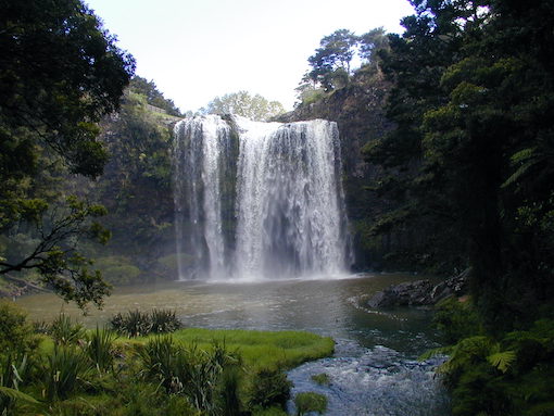 New Zealand waterfall