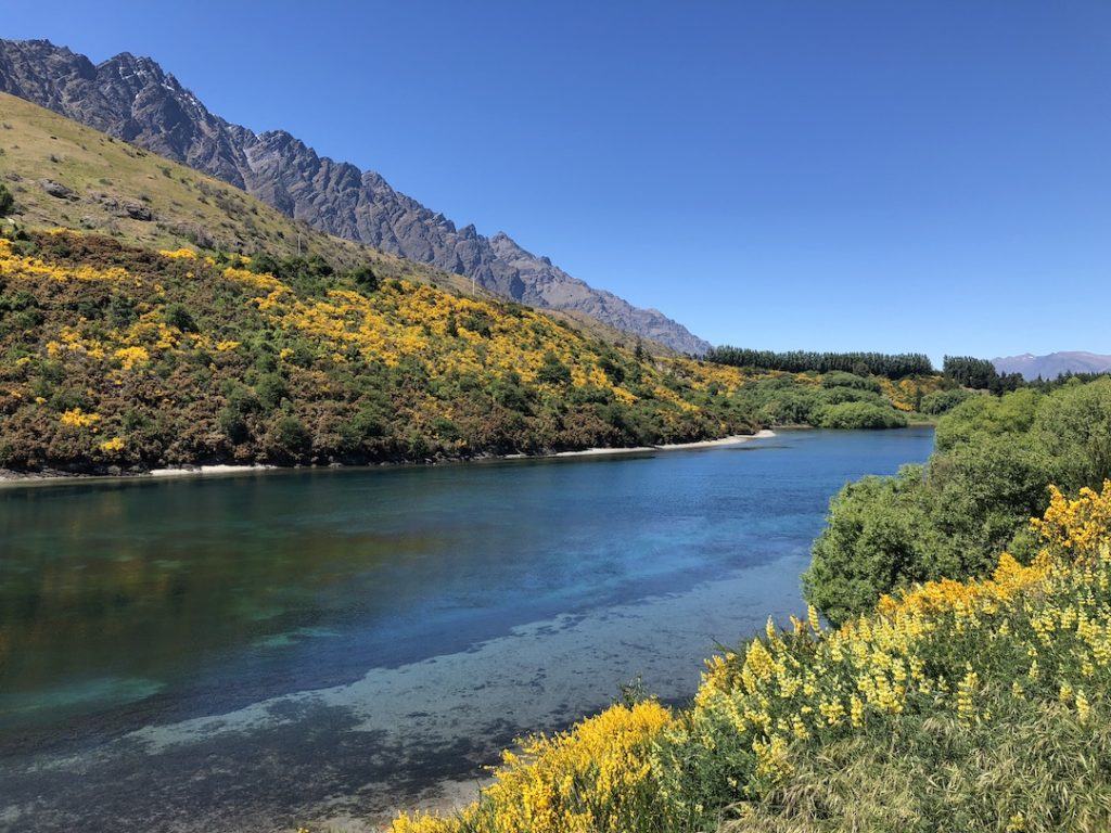 River view on Queenstown Marathon route