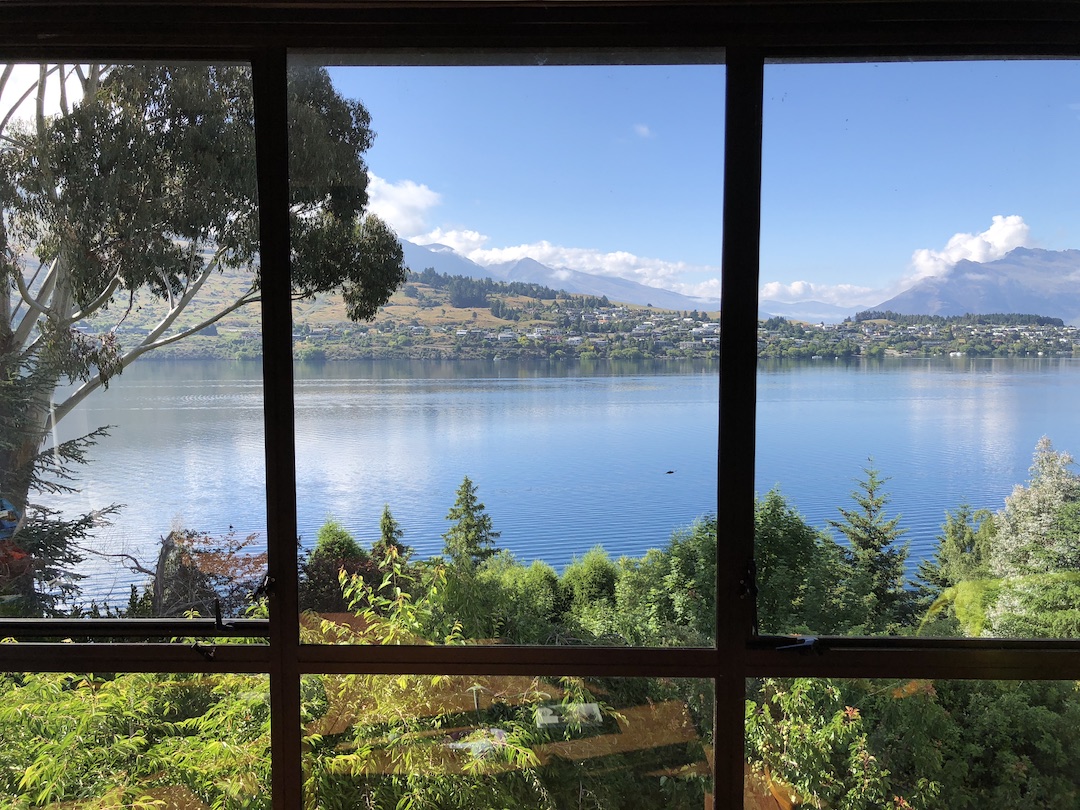 The view from the Picks in Queenstown The view from the Picks house in Queenstown