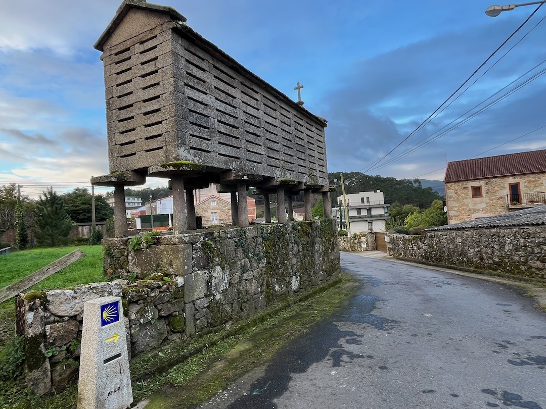 Galician Granary Photo of a traditional Galician Granary built of stone and wood and raised above the ground on stone pillars